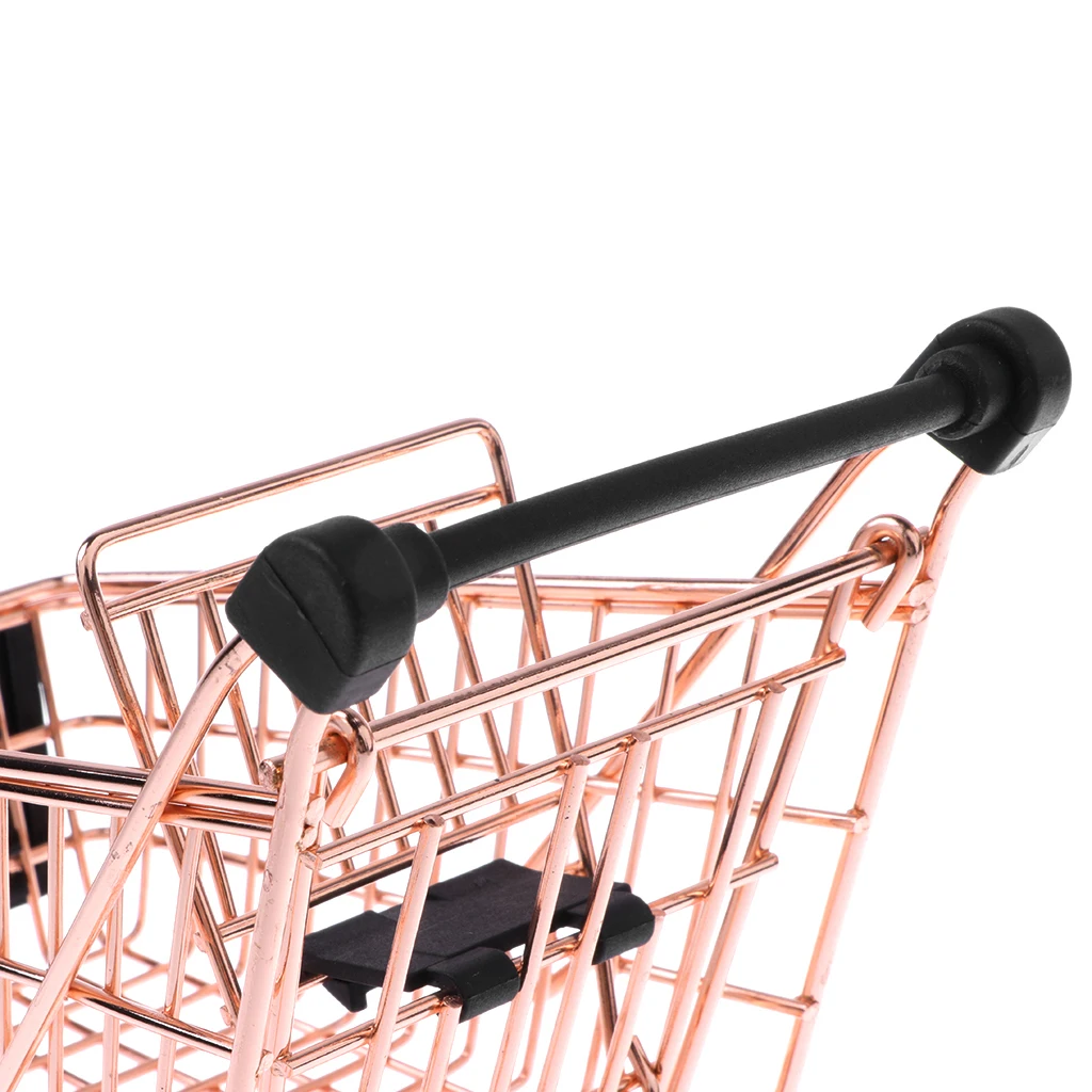 Миниатюрная металлическая корзина продавец образец детская игрушка для ролевых