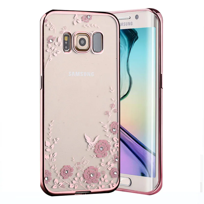 Yuetuo оригинальный роскошный золотой чехол из ТПУ для samsung galaxy S8 S8plus s 8 plus s8plus