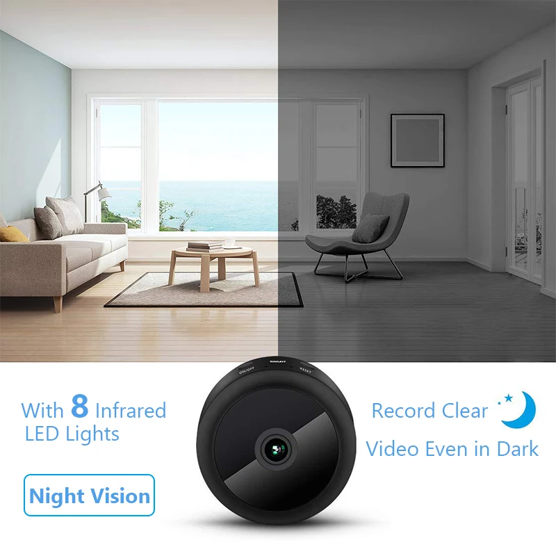 Новая Wifi IP мини камера Full HD 1080P секретная камера ИК ночного видения микро камера датчик движения камера Поддержка Скрытая TF карта