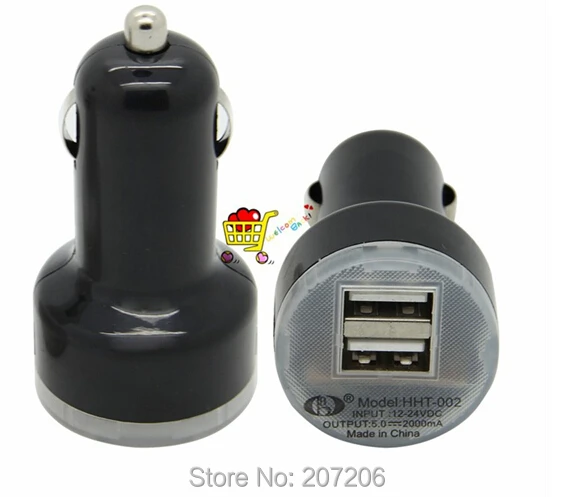 

ZUCZUG 20 шт./лот новое автомобильное зарядное устройство с двумя портами USB 3,1 А, адаптер для iPod, iPhone