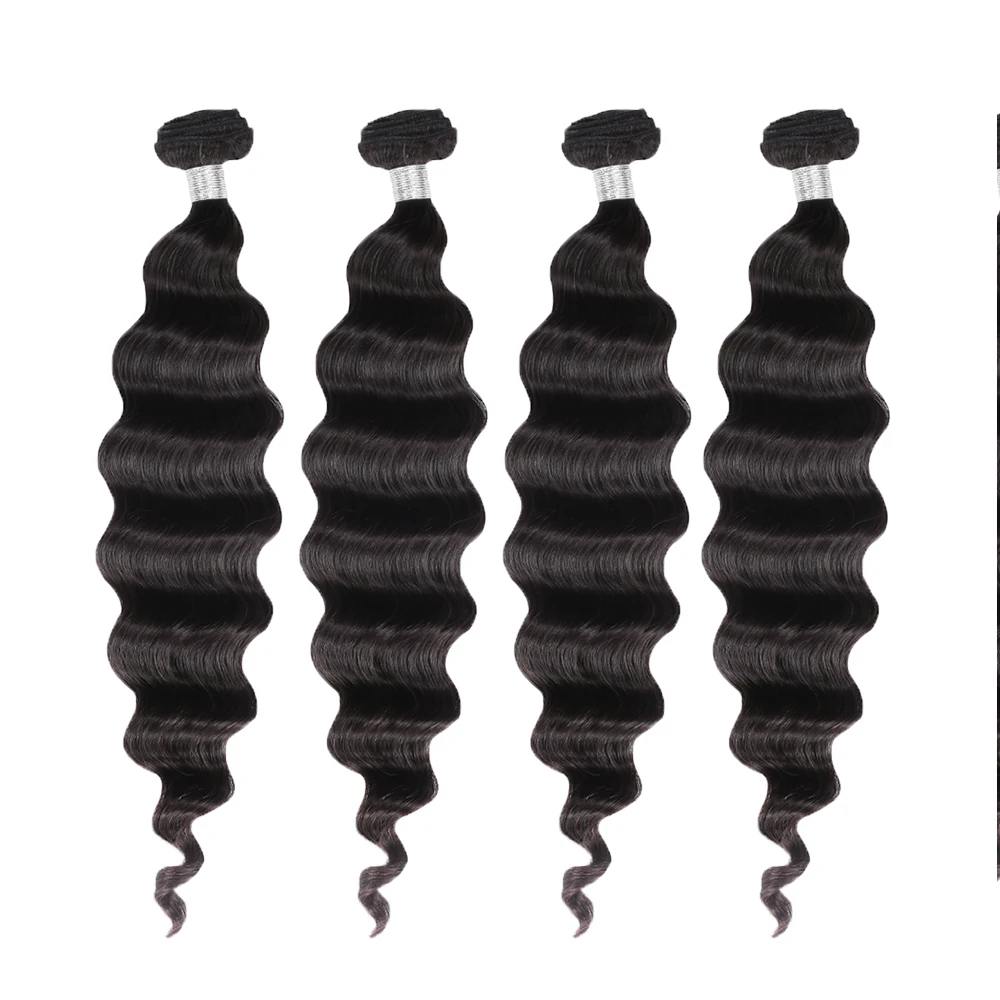 Новые перуанские волосы remy свободные глубокая волна 3 пряди 100% человеческие для