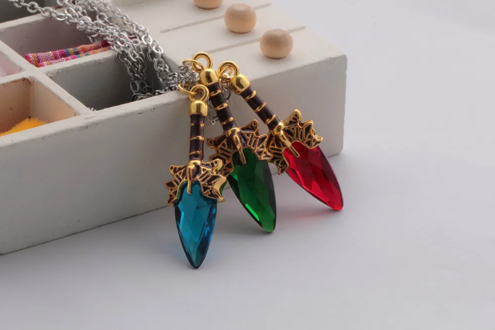 

12 pcs/lot DOTA Aghanim's Scepter necklaces free shipping