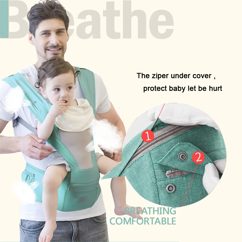Эргономичный рюкзак переноска для младенцев Хипсит новорожденных детский слинг