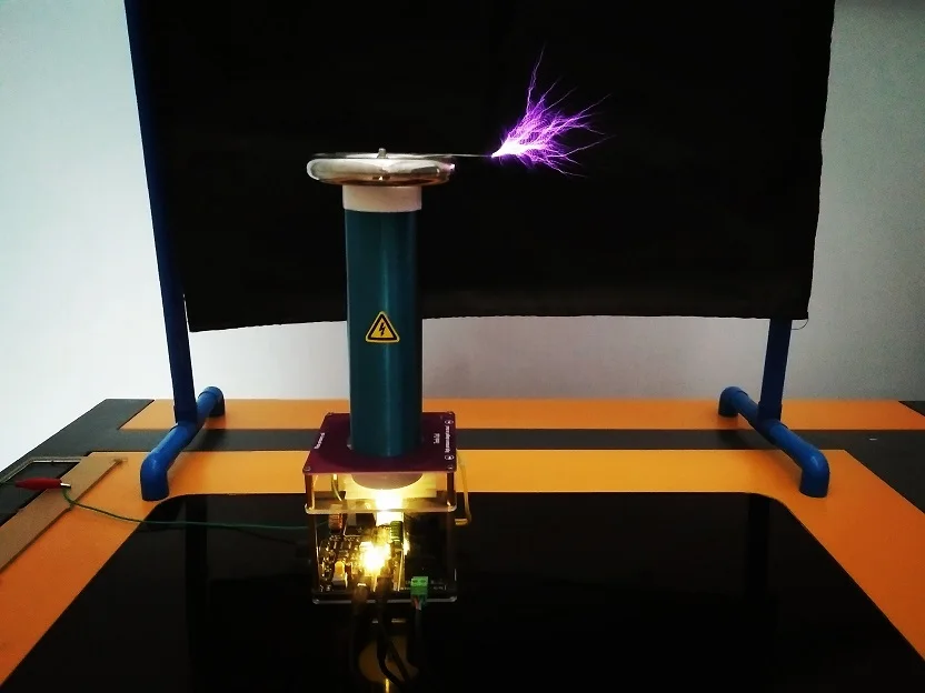 Tesla Coil Настольный уровень интегрированный твердотельный музыкальный