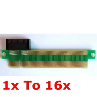 Новинка 2018 адаптер PCIe PCI E 3 0x1x4x8x16 Female To x16 Male для защиты видеокарт PCB Express Тестовая
