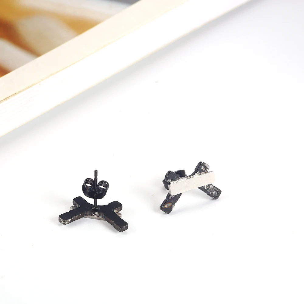 Женский комплект украшений из нержавеющей стали OUFEI серьги с геометрическим