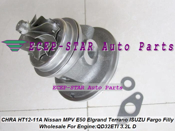 Турбокартридж CHRA Core HT12 11A 11B 14411 1w400 для NISSAN MPV E50 Elgrand Note 97 02 ISUZU Фарго Фили QD32ETI 3.2L|turbo