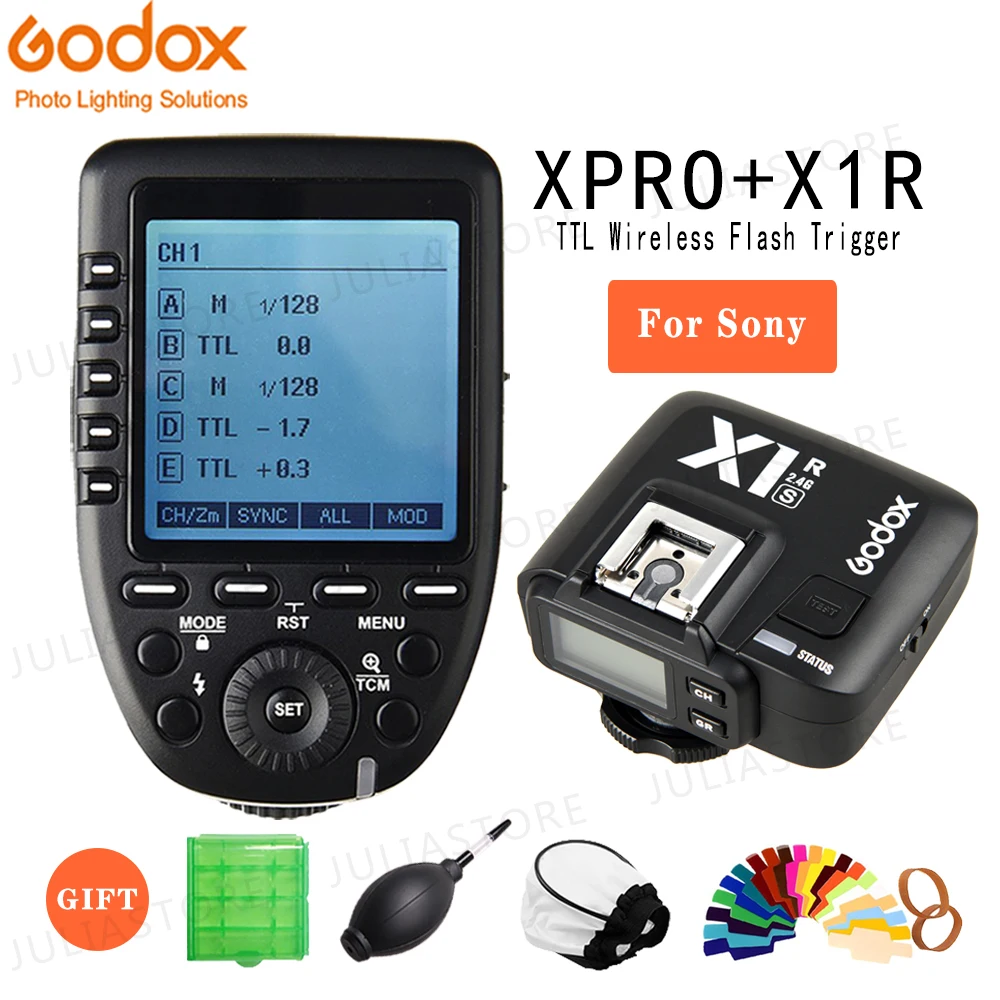 Godox Xpro S E TTL II 2 4G X Беспроводная система дистанционного управления с ресивером