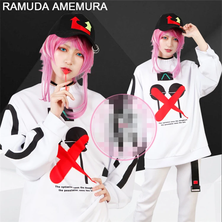 Аниме! Дивизион рэп битва The Dirty Dawg Ramuda Amemura свитер костюм красивая форма Cospay +