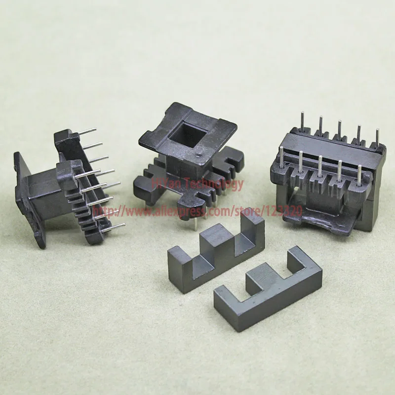 20 компл./лот EE25 PC40 ферритовый магнитный сердечник и 5 Pins + верхний вход Пластик