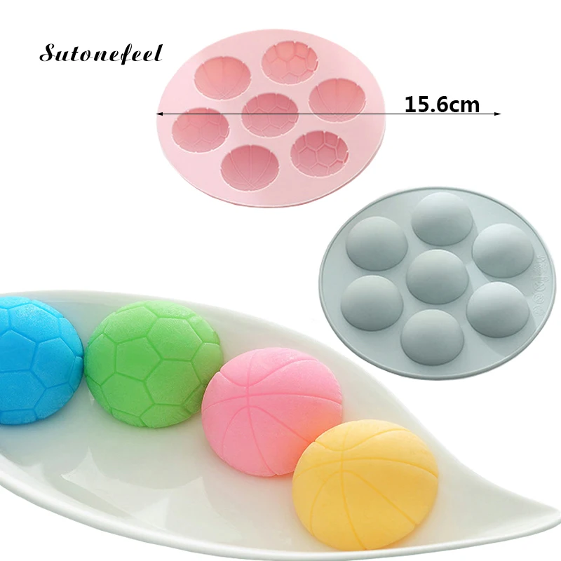 7 в форме футбольного мяча силиконовые формы баскетбольная форма льда для