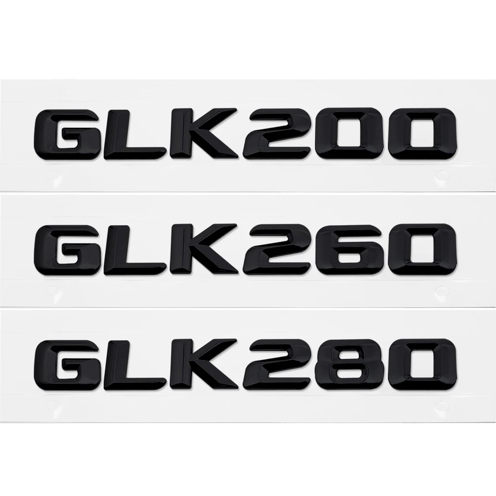

3D номер для укладки сзади задний значок для Mercedes BENZ GLK200 GLK260 GLK280 GLK300 GLK350 GLK500 W203 W204 AMG автомобиля Стикеры эмблема