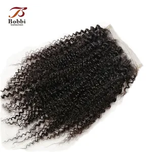 Волнистые волосы Bobbi, черные, волнистые, натуральные, для наращивания 8-20 дюймов, 4x4