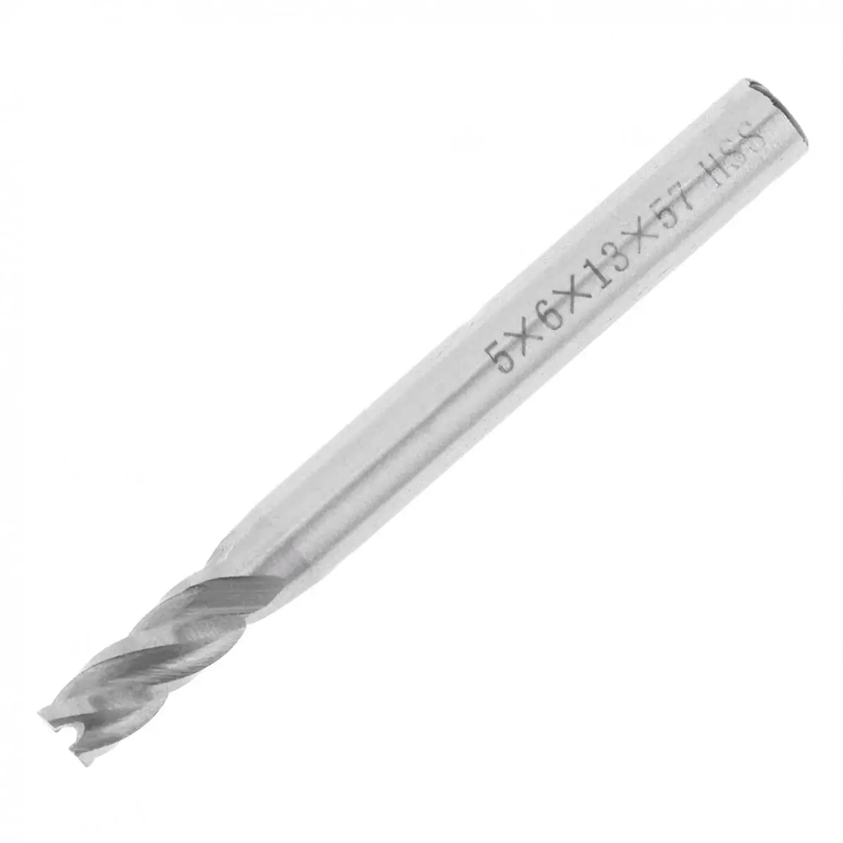 5mm 4 Flute HSS & Aluminum End Mill Cutter with Super Hard Straight Shank for CNC Mold Processing Hollow Cutting | Инструменты