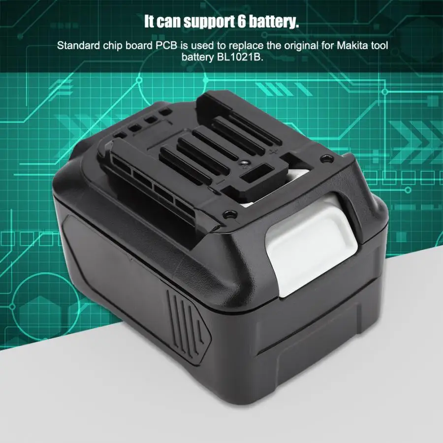 Новый чехол для аккумулятора двойная Защитная плата Makita BL1021B 10 8 В 12 в с литий