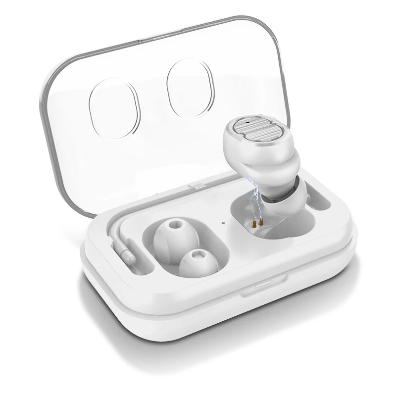 single white TWS 8 беспроводные Bluetooth наушники 5,0 спортивные наушники стерео мини беспроводная гарнитура наушники для телефона с зарядным устройством - Цвет: single white