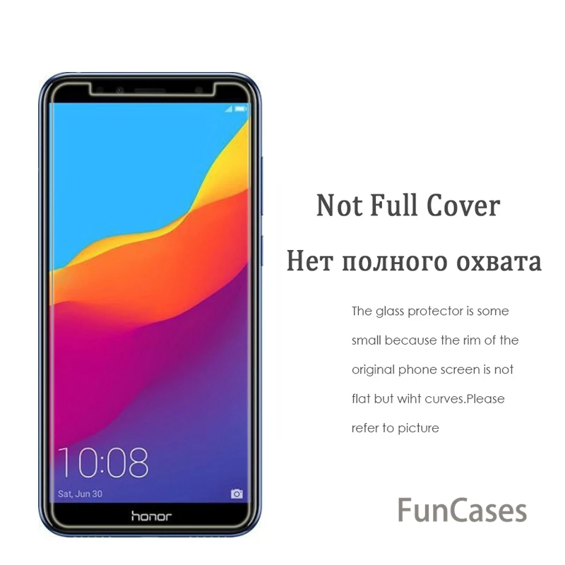 Закаленное Стекло чехол для huawei Honor 7A/7A Pro 7X 7C 7i 7 Y9 2018 Coque Экран протектор A7 Buy2 Free1 |