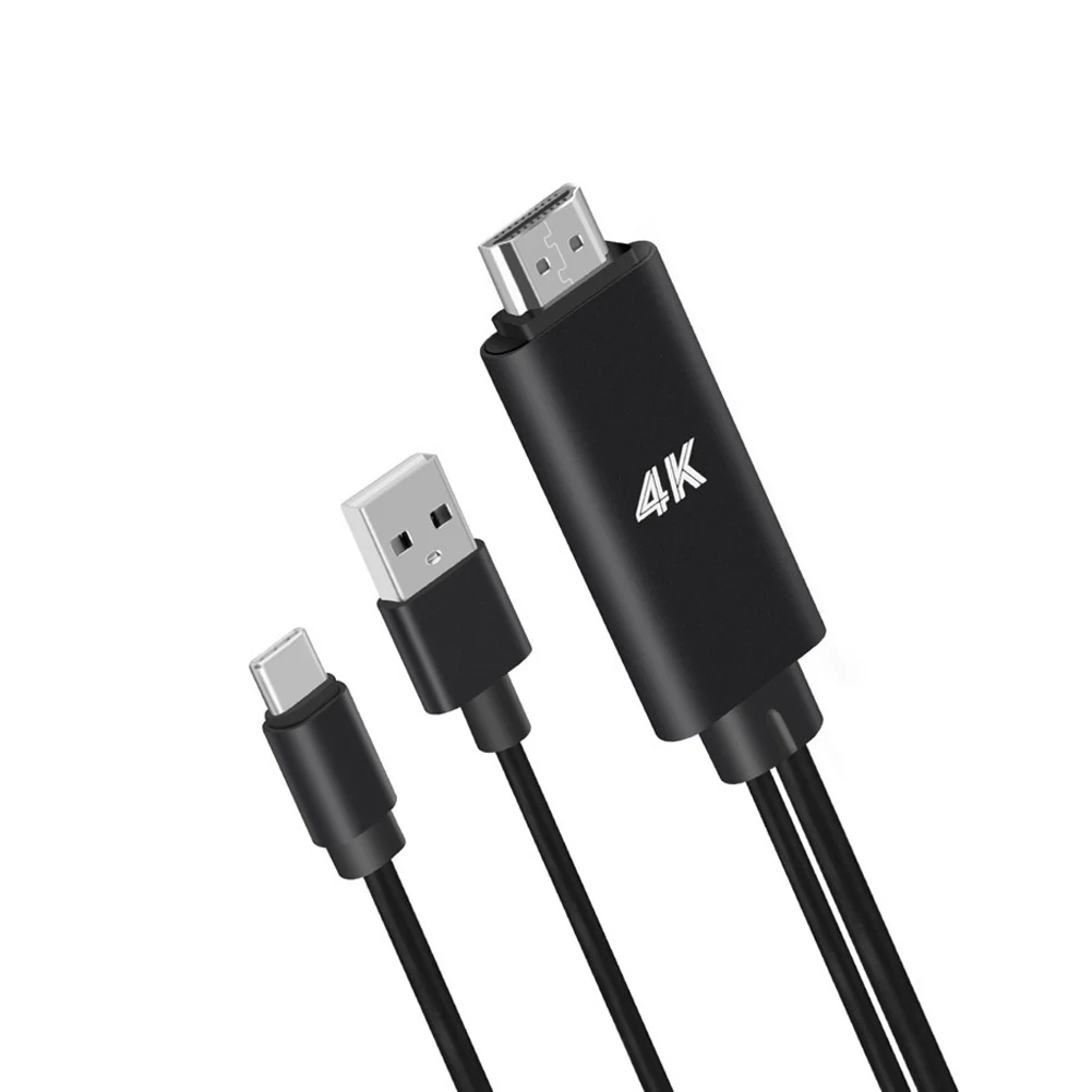 USB Type-C to HDMI 4K HD TV Video Converter Cable Adapter for MacBook Samsung Galaxy S8 HSJ-19 |