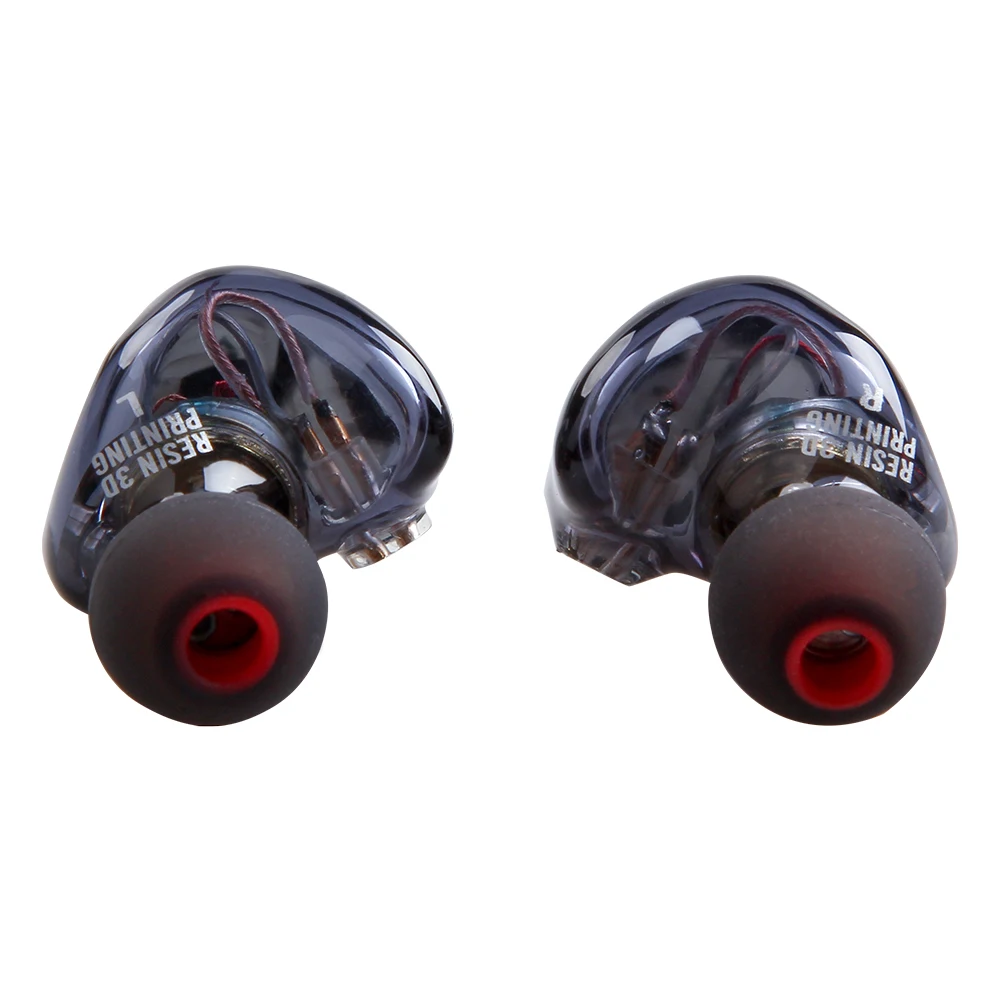 FDBRO 1BA + 1DD гибридные наушники вкладыши с монитором HIFI бас спортивные для бега