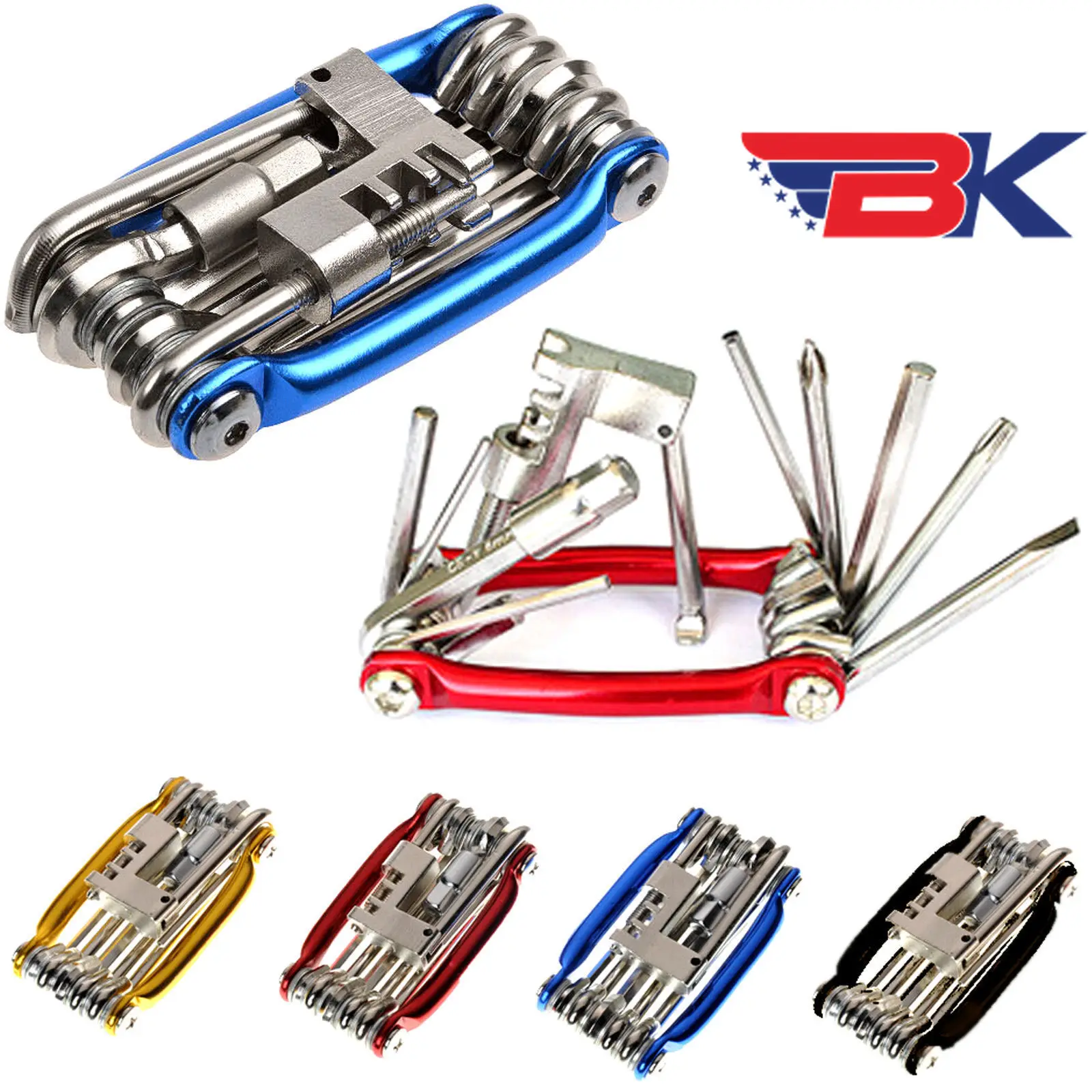 11 многофункциональный инструмент велосипед Аллен шестигранные ключи цепь