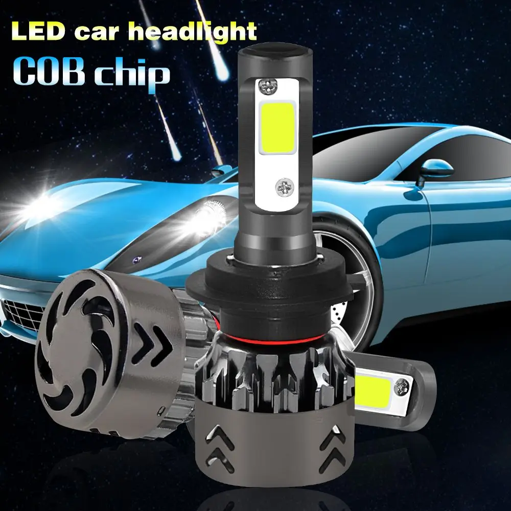 2018 New H7 mini6-COB LED Car Headlight Kit Bulbs Conversion 6000K White Lamps | Освещение