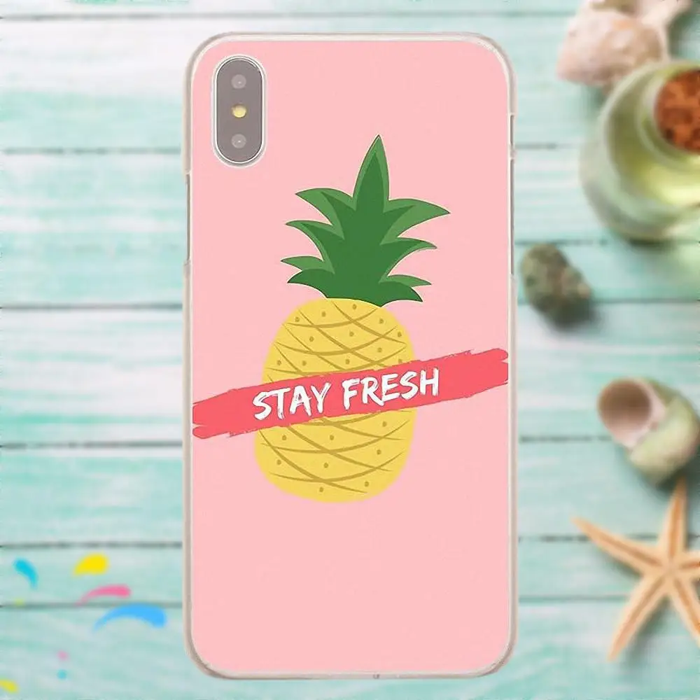 Чехол из ТПУ с узором для Huawei G7 G8 Honor 5A 5C 5X6 6X7 8 V8 Mate 9 P7 P8 P9 P10 Lite Plus ананас искусство