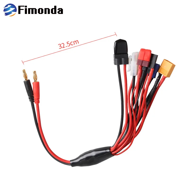 Набор проводов для зарядного устройства Fimonda 8 в 1 JST XT60 EC3 FUTABA TAMIYA T TRX SKYRC IMAX B6