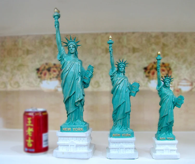 Статуя Модель свободы сувениры для туризма в США Бесплатная богиня европейские