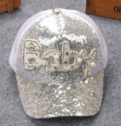 Kids Cartoon Casquette Flat Snapback Cap Children Cotton Baseball Baby Boys and Girls Sequins Hip-Hop Hats 2017 | Детская одежда и