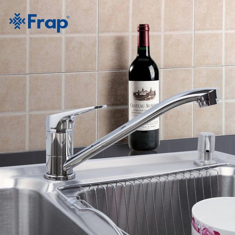 Кухонный Смеситель Frap F4913 кран для холодной и горячей воды одна ручка вращение на