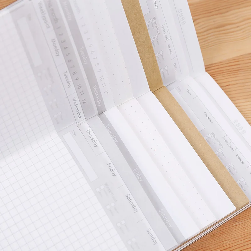 Сменный Дневник для ноутбука Traveler's Notebook insert (Стандартный 21x11 см) органайзер