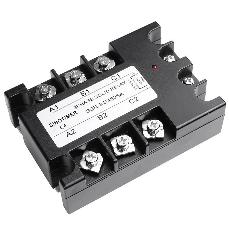 25A D4825A трехфазное твердотельное реле DC AC 30 480 В выходной модуль реле|Реле| |