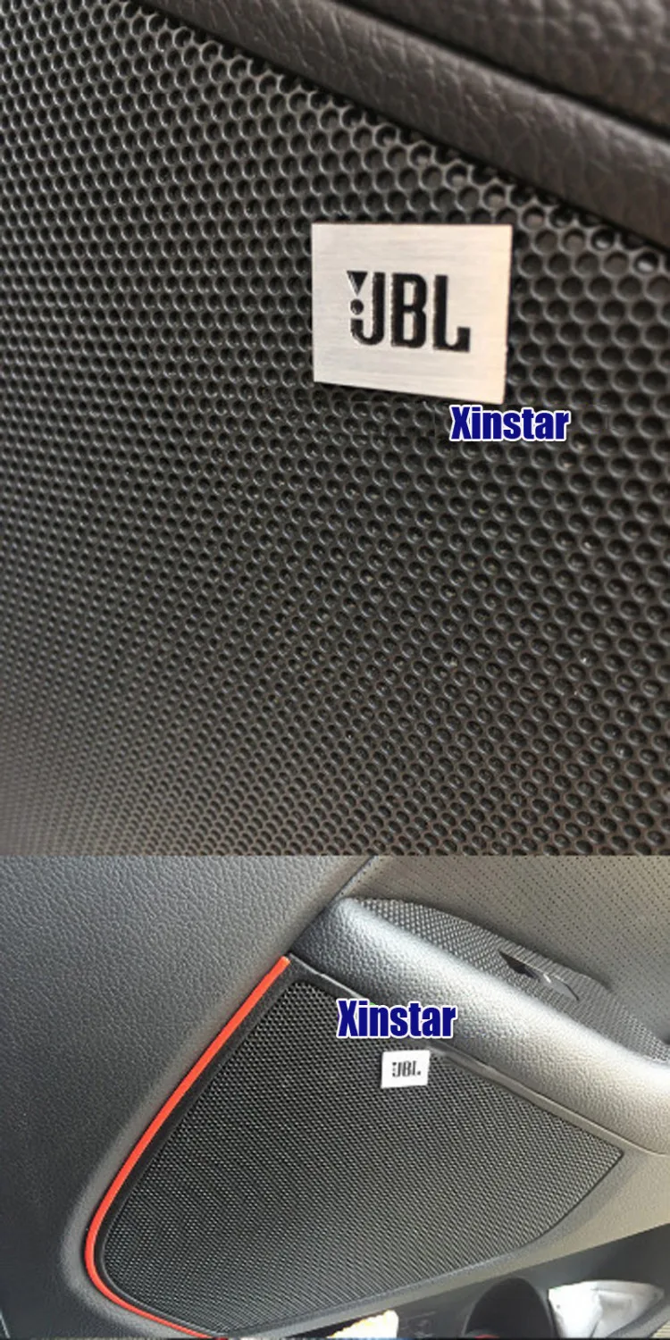 2 шт. Алюминий JBL аудио автомобиля стикер наклейка для BMW Volkswagen BENZ HONDA Форд Toyota Крус