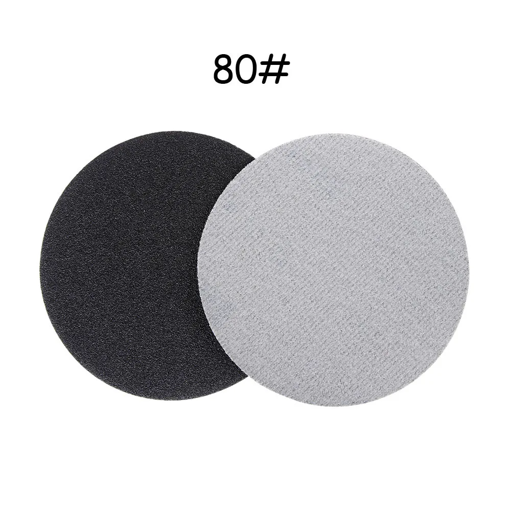 5Pcs 80Grit 5/10/20 шт. 60-10000 Грит с петлей, даже если вымокли или сухой абразивные инструменты Водонепроницаемый 5 ''125 мм наждачная бумага колодки шлифовальные диски - Цвет: 5Pcs 80Grit