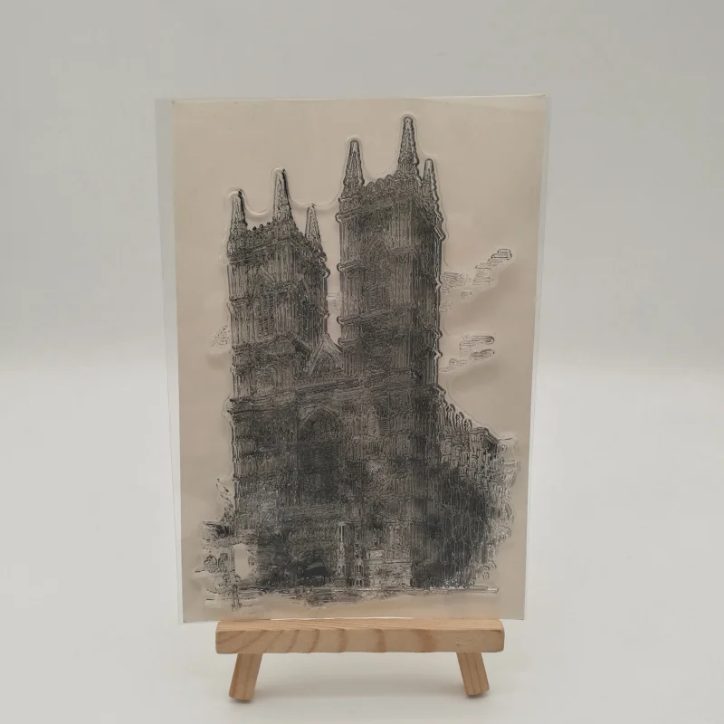 

Church transparent stencil for DIY Scrapbooking photo album decorativesheets heart