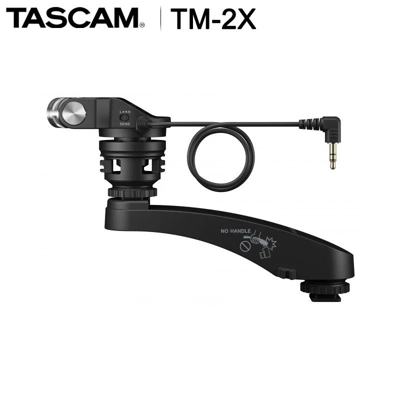 Оригинальный стереомикрофон TASCAM для SLR камер с микрофоном функцией TM 2X|Микрофоны|