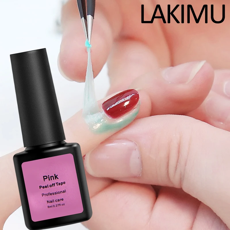 Lakimu Пальчиковый пилинг для кожи-офф лента гель лак ногтей легко чистить быстро