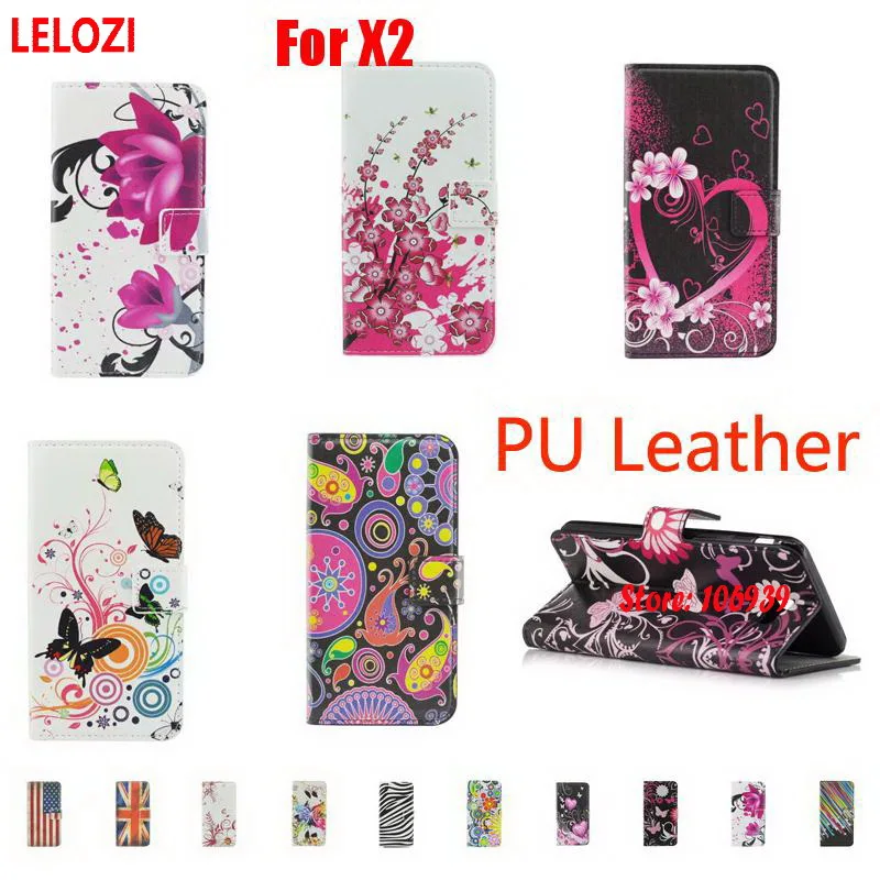 LELOZI Painted PU Leather Lether Lather Wallet Case Etui For Motorola X2 Heart Plum Art Cute Deluxe Butterfly Cheap Pretty | Мобильные