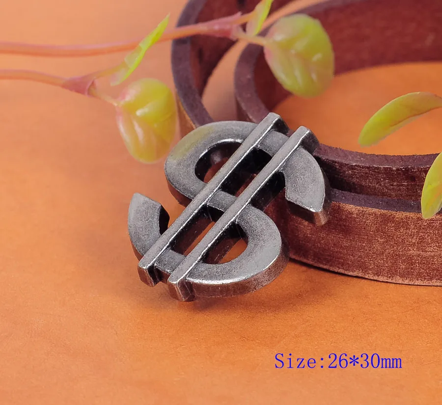 Pkg 10 Money DOLLAR знак металлические наклепки кожа ремесла кошелек сумка Conchos