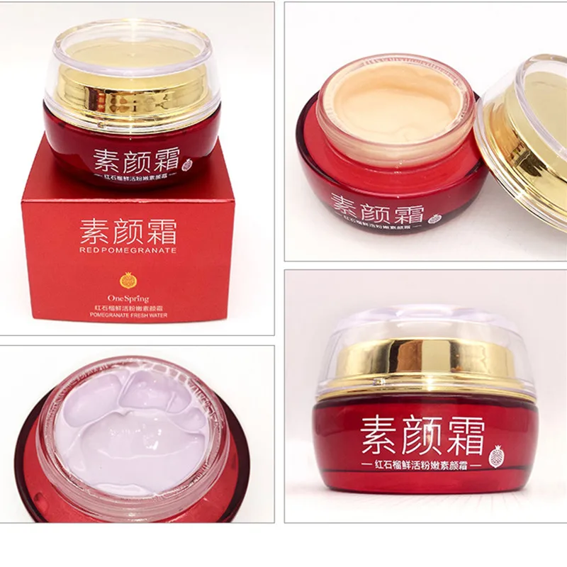 OneSpring красный гранатовый тонизирующий эффект отбеливающий крем для лица Mackup