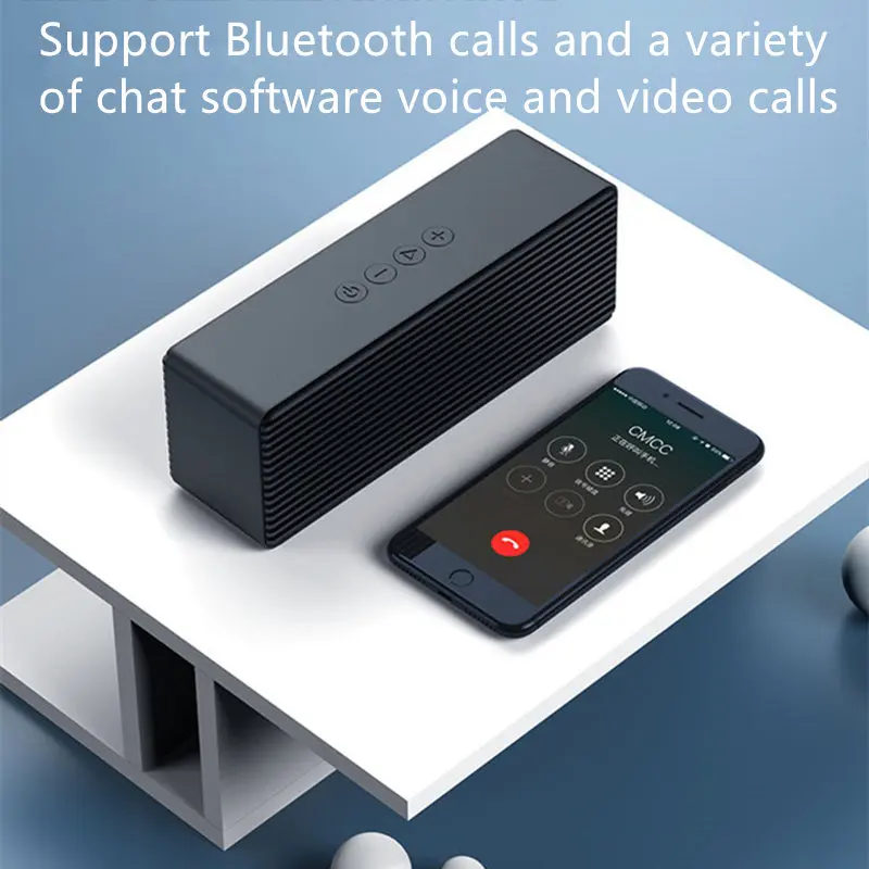 Беспроводная портативная bluetooth колонка уличные басы перезаряжаемые