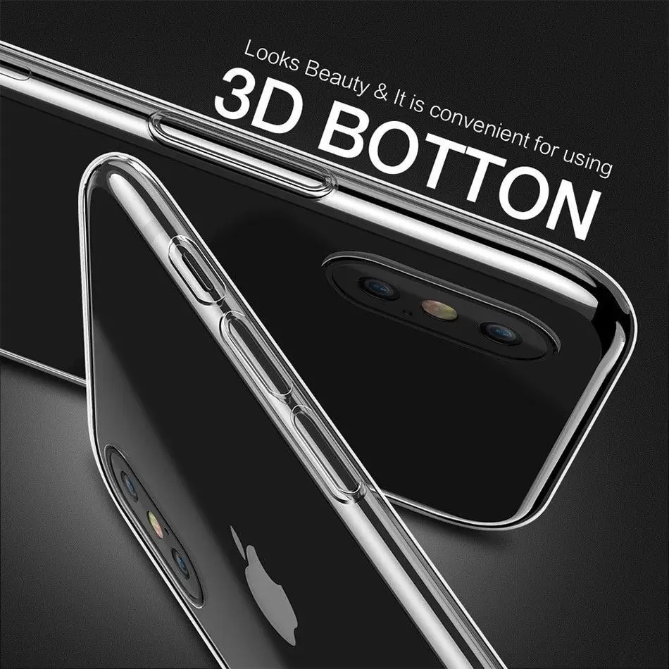 Лидер продаж для iPhone XS/XS MAX/XR Crystal Clear Прозрачный Мягкие TPU резиновая Новый Тип |