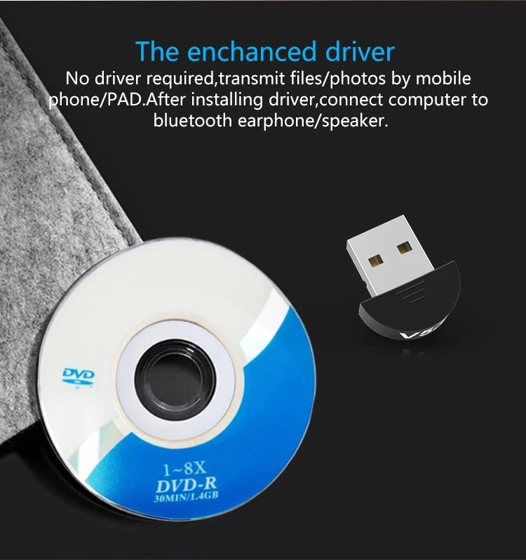 USB Bluetooth адаптер приемник V5.0 для PS4 компьютера ПК мышь беспроводной мини USB Bluetooth ключ 5,0 для музыкальный приемник с динамиком