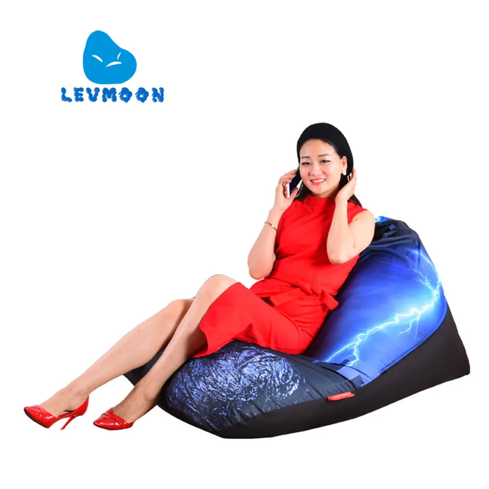 LEVMOON Beanbag кресло для дивана мягкое сиденье Zac комфортная сумка кровати без