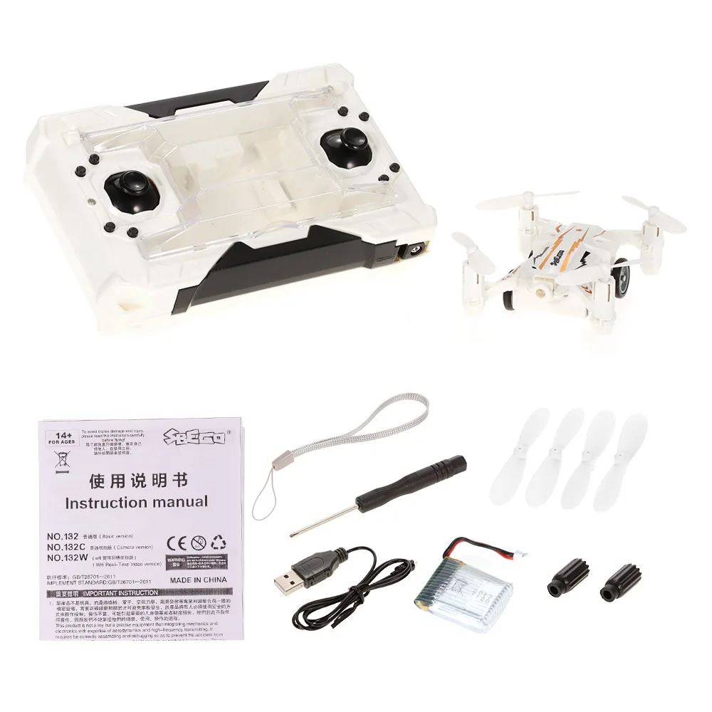 Flytec SBEGO 132 2 4G 4CH Воздушный Летающий Радиоуправляемый Дрон и автомобильный мини