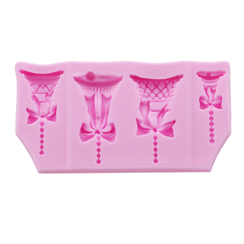 Инструменты для украшения торта 4 отверстия Рождественский колокольчик