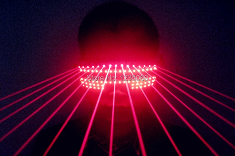 WYY Бальные Танцы бар led костюмы лазерный светильник очки красные балки робот