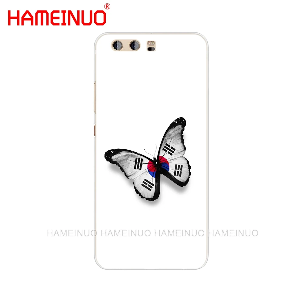 HAMEINUO чехол с корейским флагом для телефона huawei Ascend P7 P8 P9 P10 P20 lite plus pro G9 G8 G7 2017 |