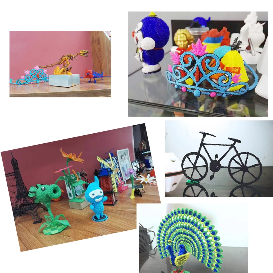 KidsTime 3D Ручка принтер 3D Рисование строк печати карандаш с красочными PLA нити для детей DIY подарки для детей