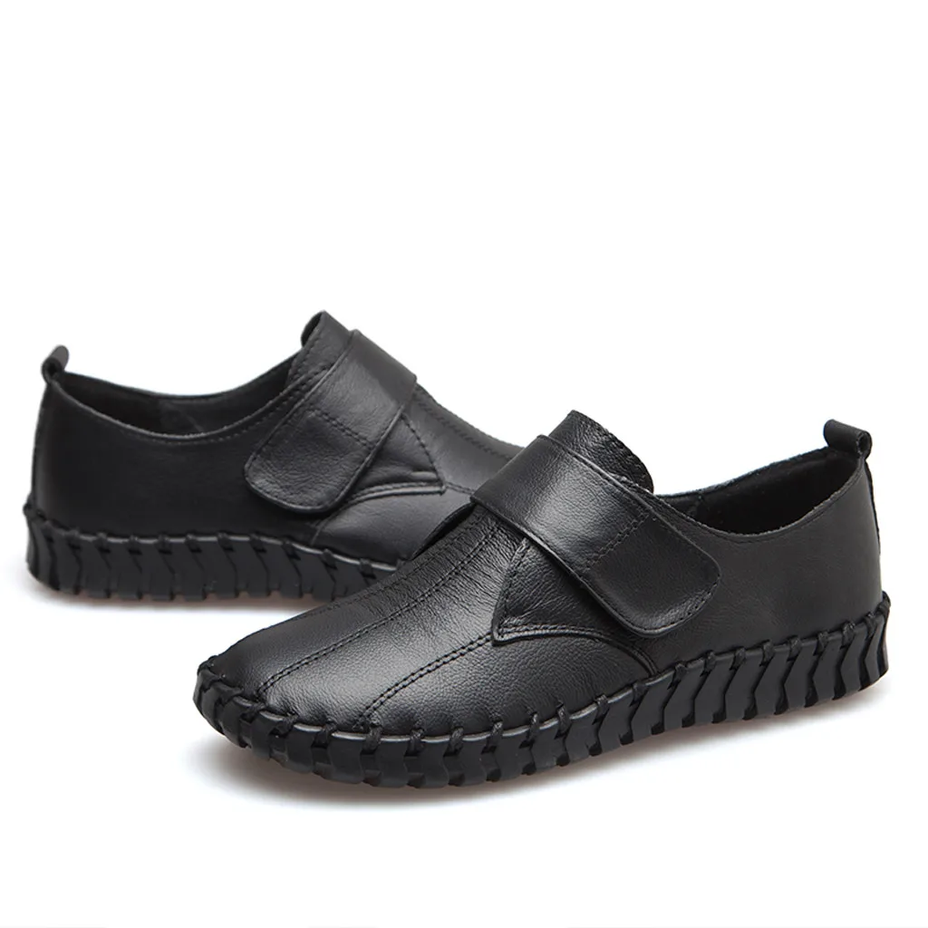 SAGACE Womens Casual Shoes Platform Old Color Soft Bottom Nostalgic Comfortable Flat Bottom Round Low-heeled Womens Casual Shoes